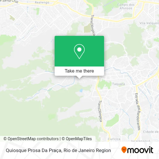 Quiosque Prosa Da Praça map