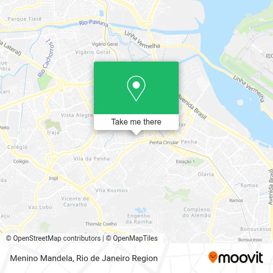 Menino Mandela map