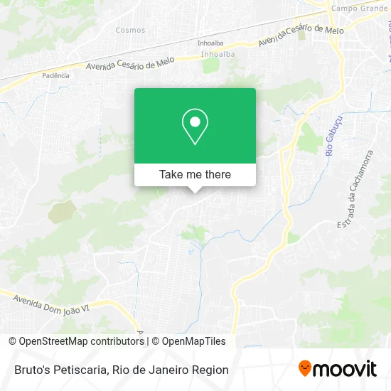 Bruto's Petiscaria map