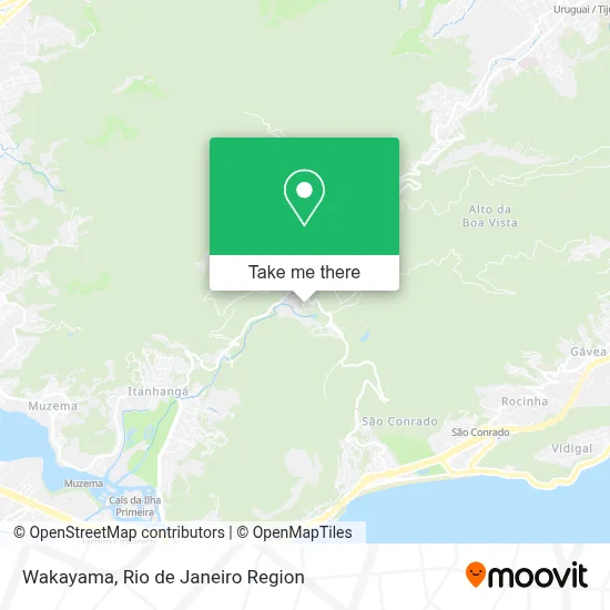 Wakayama map