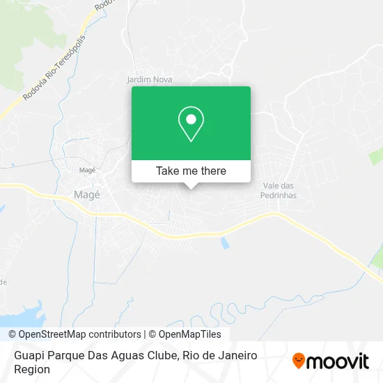 Guapi Parque Das Aguas Clube map
