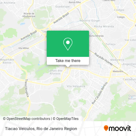 Tiacao Veiculos map