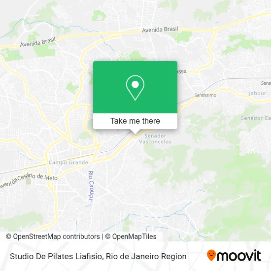 Studio De Pilates Liafisio map