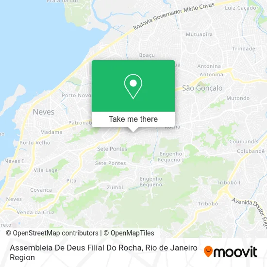 Assembleia De Deus Filial Do Rocha map