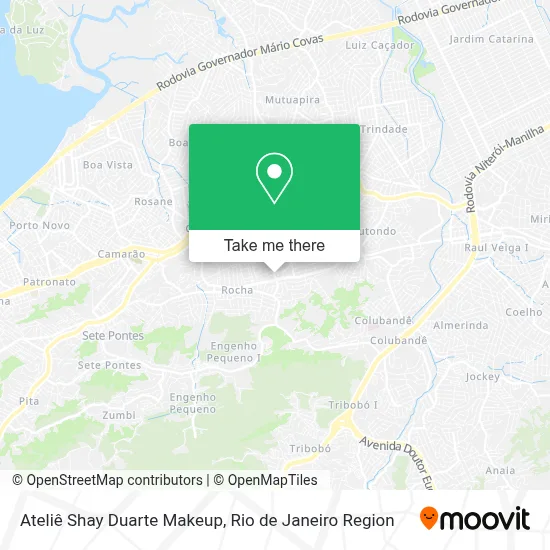 Ateliê Shay Duarte Makeup map
