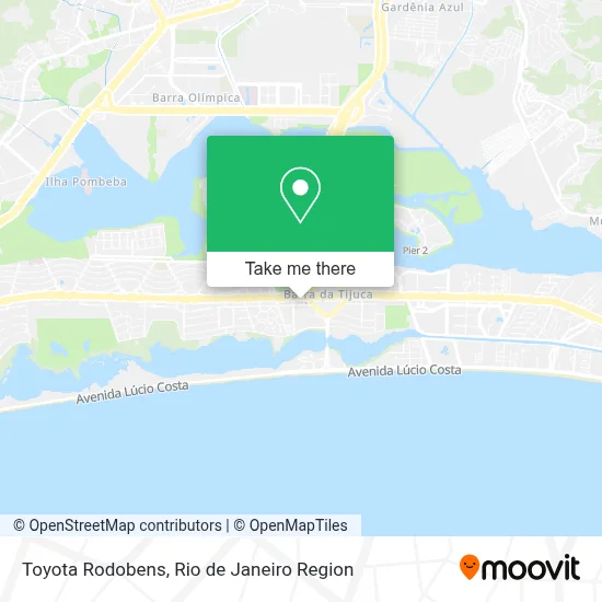 Toyota Rodobens map