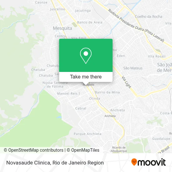 Novasaude Clinica map