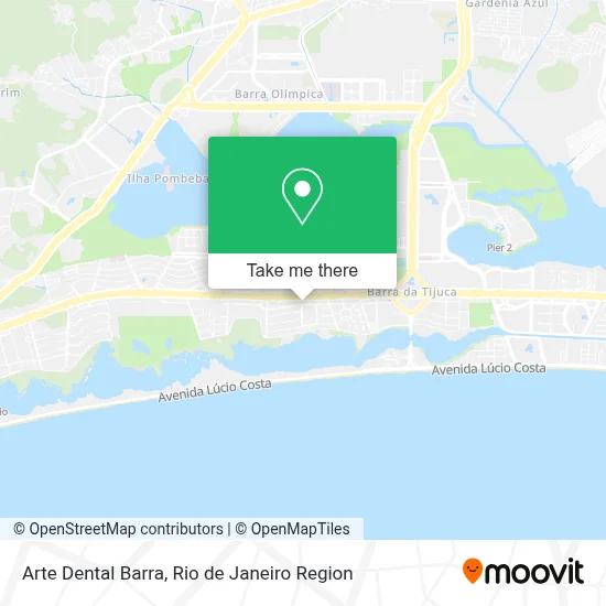 Arte Dental Barra map