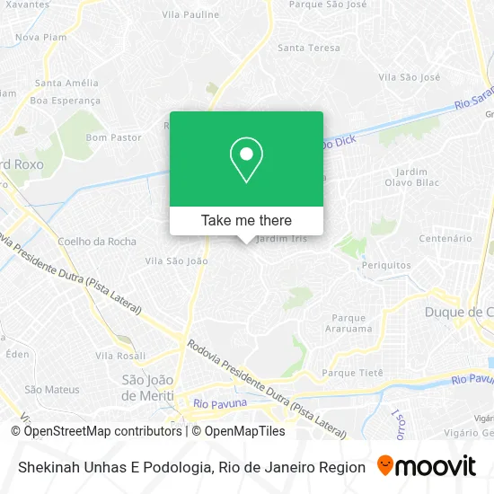 Shekinah Unhas E Podologia map