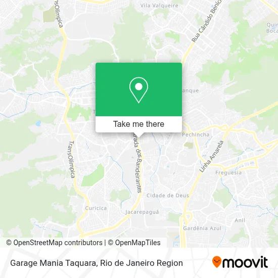 Garage Mania Taquara map