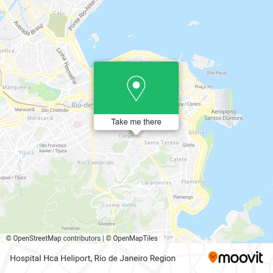 Hospital Hca Heliport map