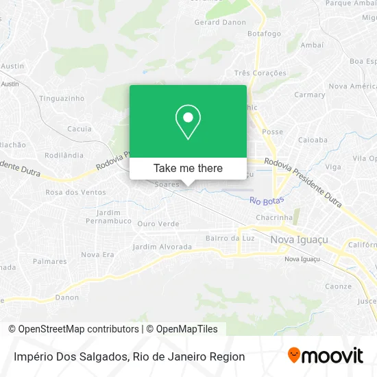 Império Dos Salgados map