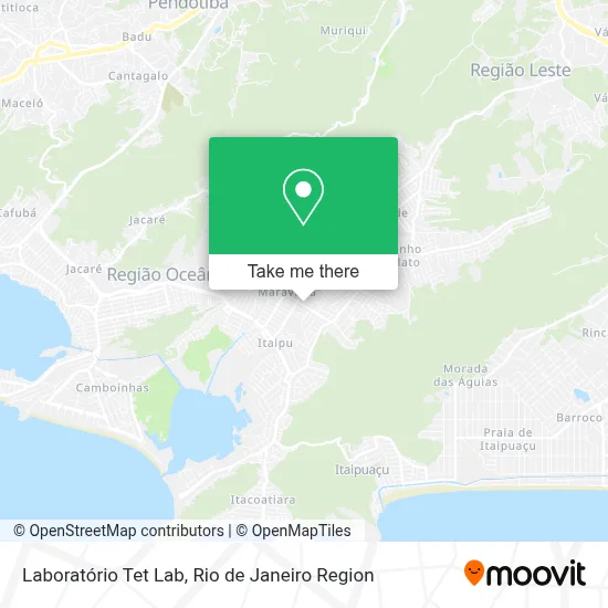 Laboratório Tet Lab map