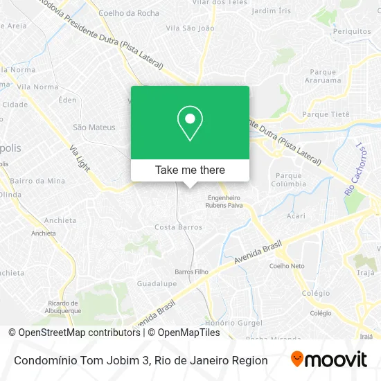 Condomínio Tom Jobim 3 map