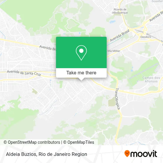 Aldeia Buzios map