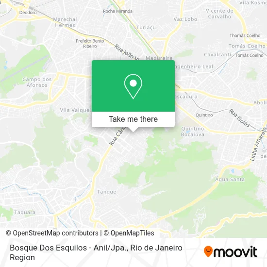 Bosque Dos Esquilos - Anil / Jpa. map