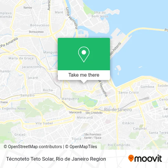 Técnoteto Teto Solar map