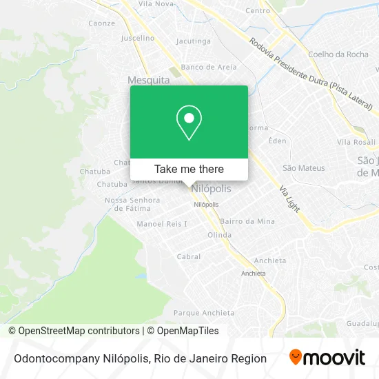 Odontocompany Nilópolis map