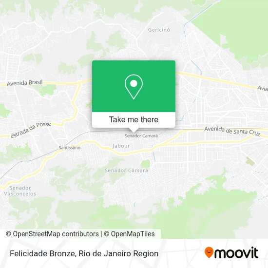 Felicidade Bronze map