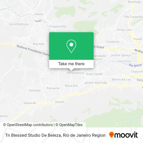 Tn Blessed Studio De Beleza map