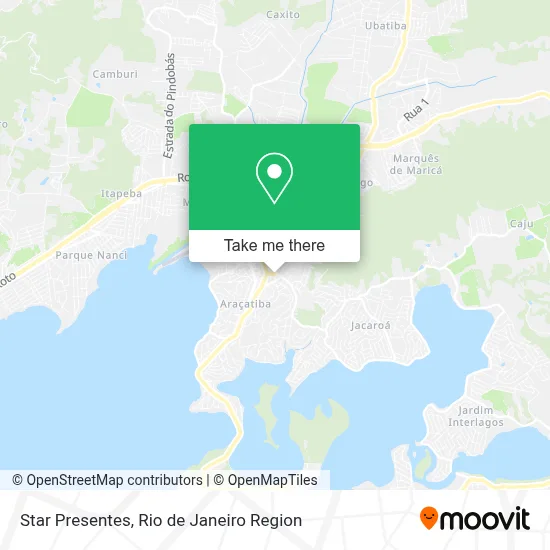 Star Presentes map