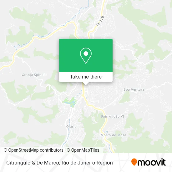 Citrangulo & De Marco map