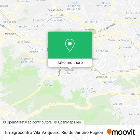 Emagrecentro Vila Valqueire map