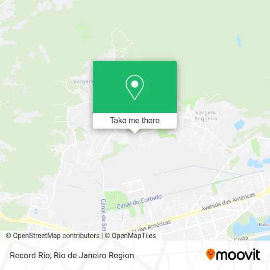 Record Rio map