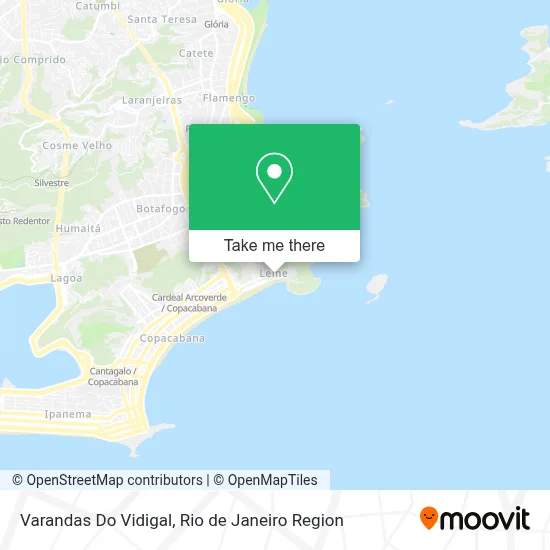 Varandas Do Vidigal map