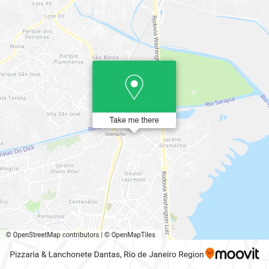 Pizzaria & Lanchonete Dantas map