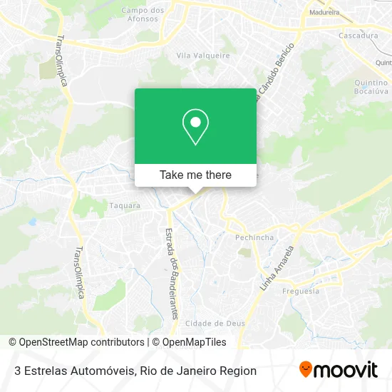 3 Estrelas Automóveis map