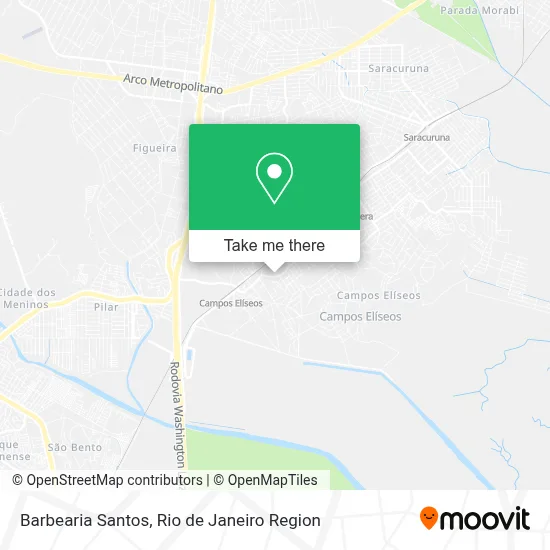 Barbearia Santos map