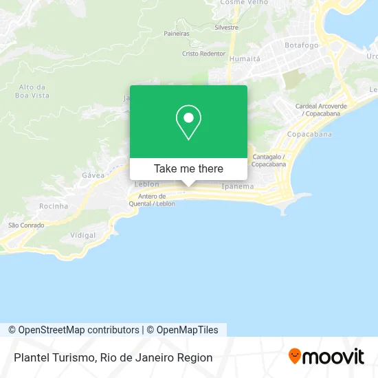 Plantel Turismo map