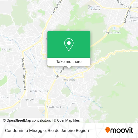 Condomínio Miraggio map