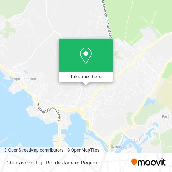 Churrascon Top map