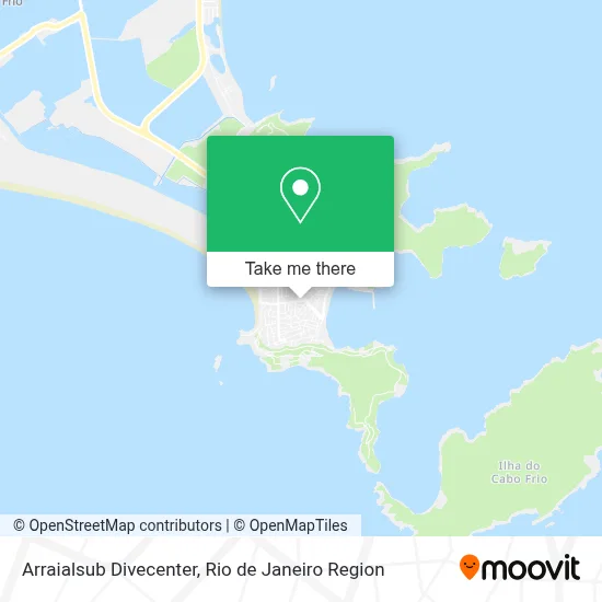 Arraialsub Divecenter map