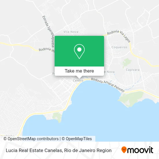 Lucia Real Estate Canelas map