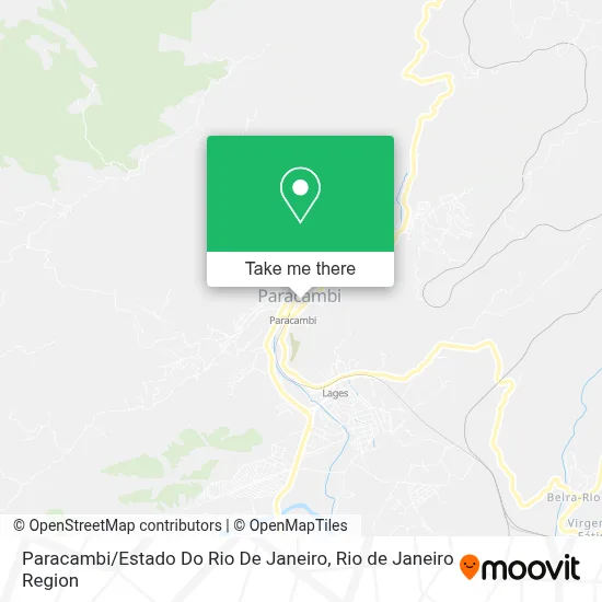 Paracambi / Estado Do Rio De Janeiro map