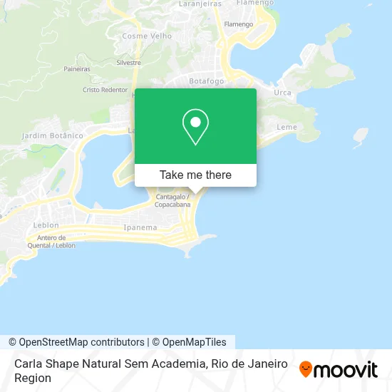 Carla Shape Natural Sem Academia map