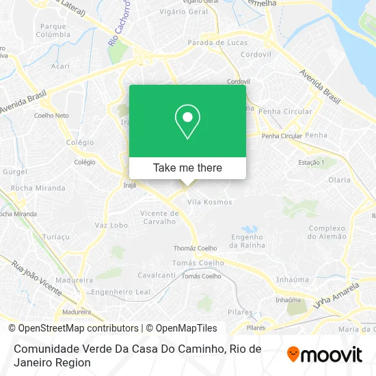 Comunidade Verde Da Casa Do Caminho map