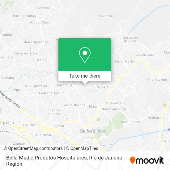 Bella Medic Produtos Hospitalares map