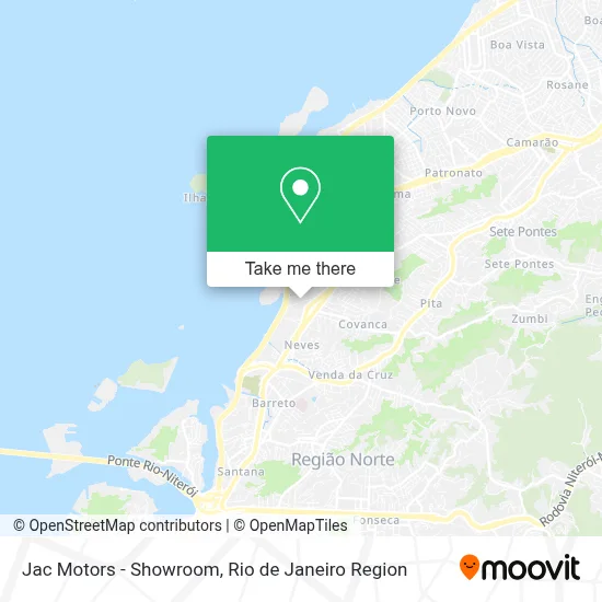 Jac Motors - Showroom map