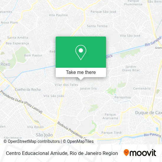 Centro Educacional Amiude map