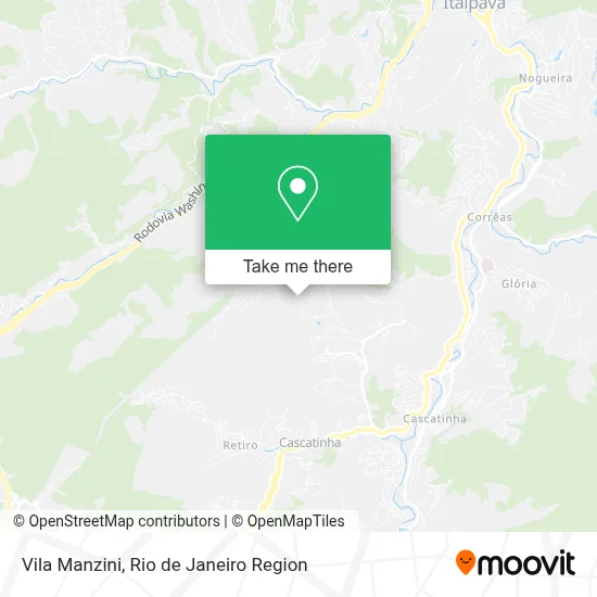 Vila Manzini map