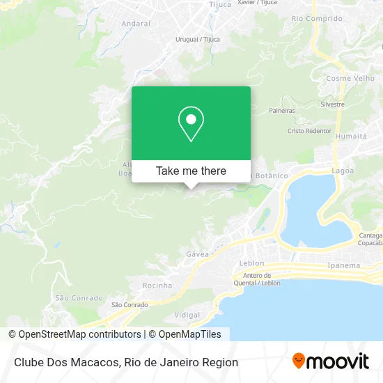 Clube Dos Macacos map