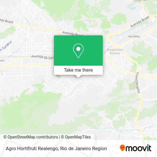 Agro Hortifruti Realengo map