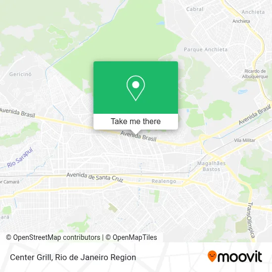 Center Grill map
