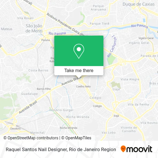Raquel Santos Nail Designer map