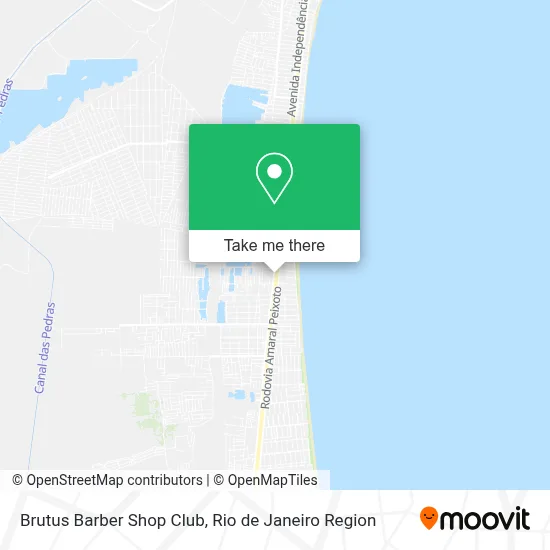 Brutus Barber Shop Club map