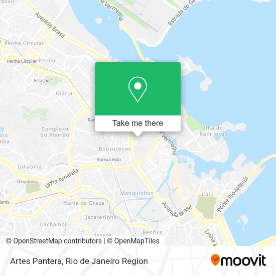 Artes Pantera map